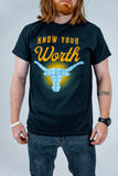 Know Your Worth T-Shirt Black