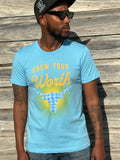 Know Your Worth T-Shirt Ocean Blue